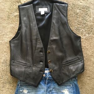 2/20.  Lord & Taylor leather vest